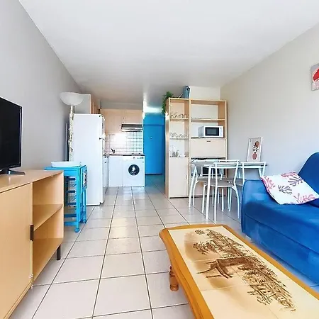 Stud 4 Pers , 60 M ,terr De 15m Clim Parking Apartmán Le Barcarès