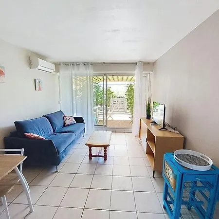 Stud 4 Pers , 60 M ,terr De 15m Clim Parking Le Barcarès